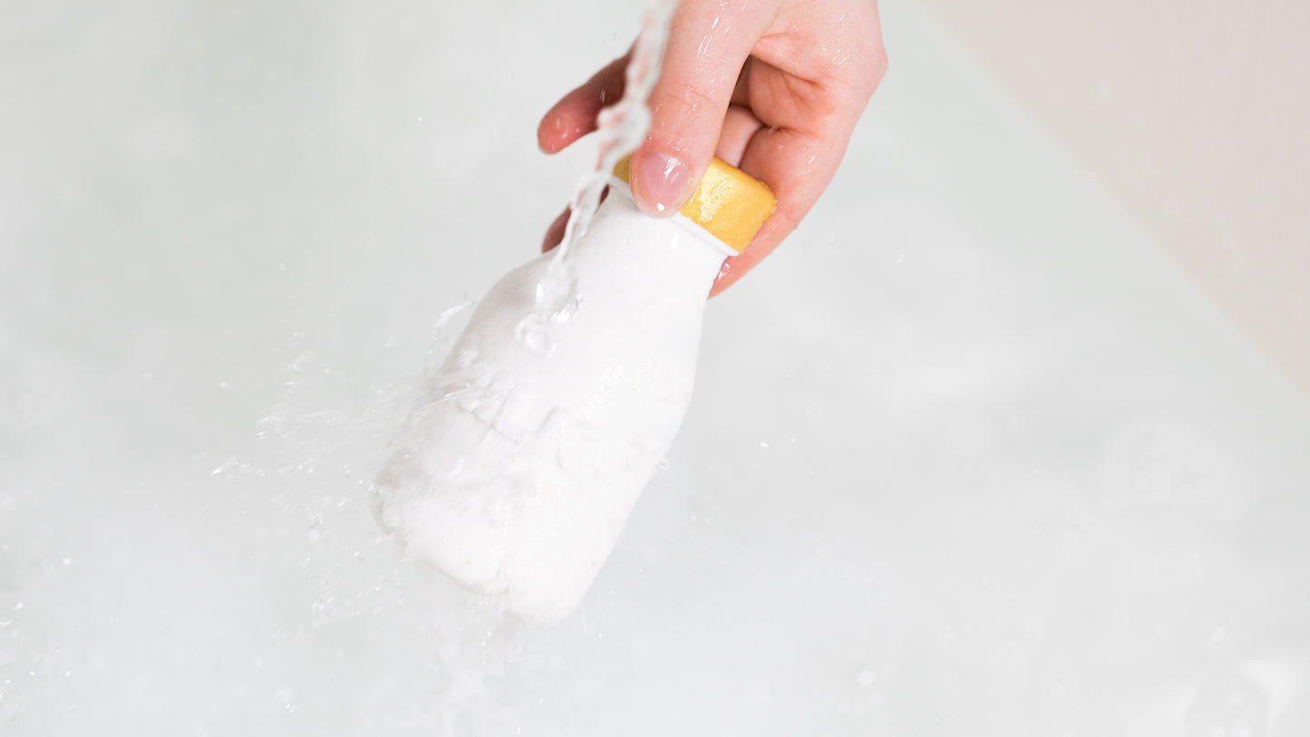 Milky Bath Bubble Bottle