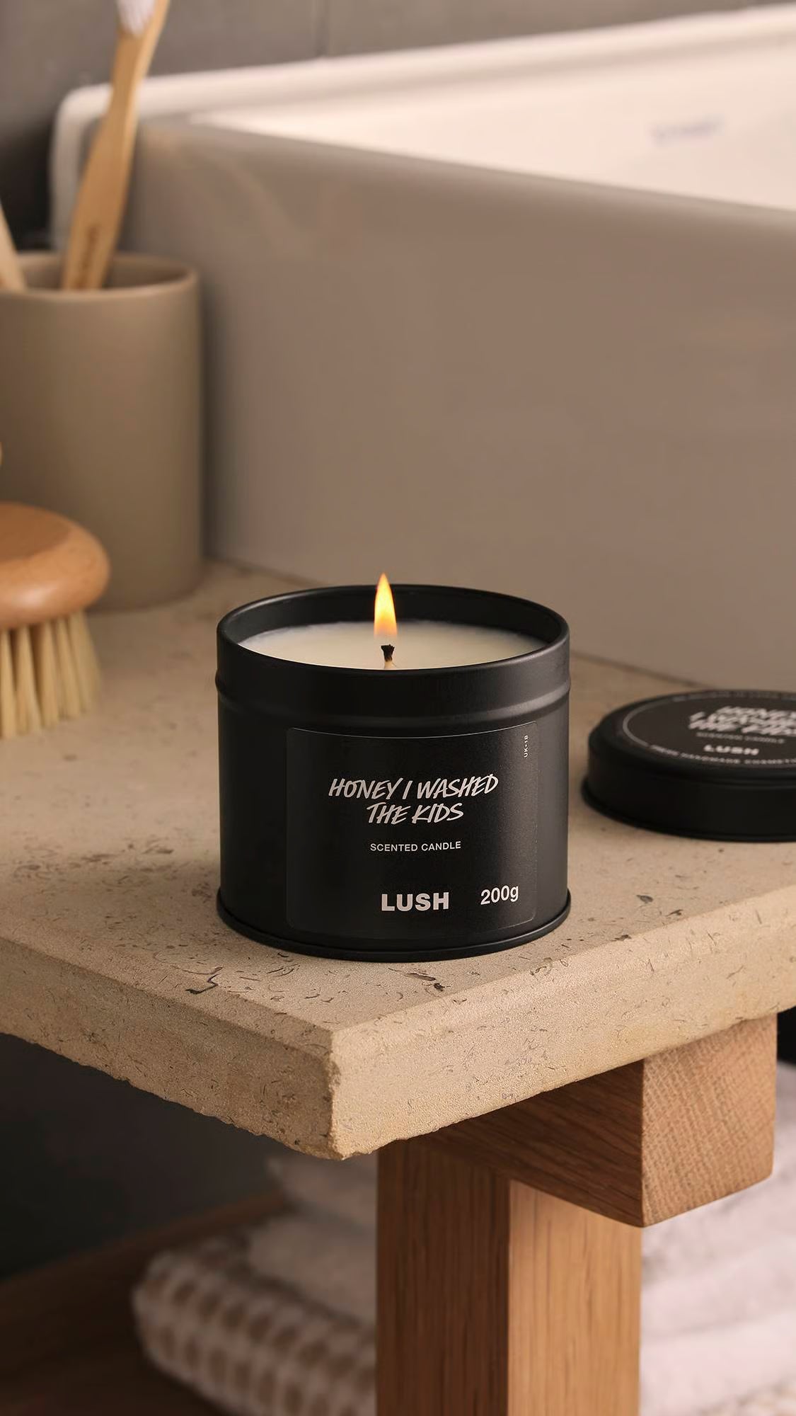 Honey I Washed The Kids Single Wick Candle